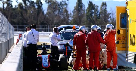 Alonso Winter Test 2 Crash